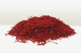 roter Safran Haufen