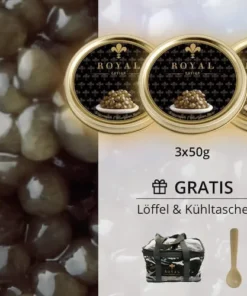 Produktbild Royal Caviar Probierset mit 3x 50g Kaviardosen