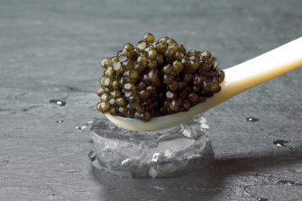royal caviar select on spoon