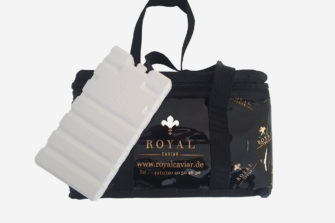 Kühltasche mit Kühlakku mit Royal Caviar Logo