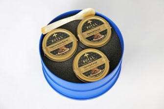 kaviar geschenkbox von russischem stör